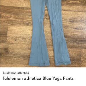 lululemon athletica Blue Yoga Pants